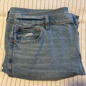 American Eagle Women’s Strigid High-Waist Stovepipe Jean, Size 18, Regular